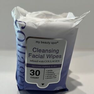 My Beauty Spot  Cleansing Facial Wipes infused with Collagen.